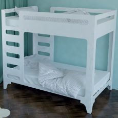 Ліжко двоярусне IndigoWood Cubed white 190х90см